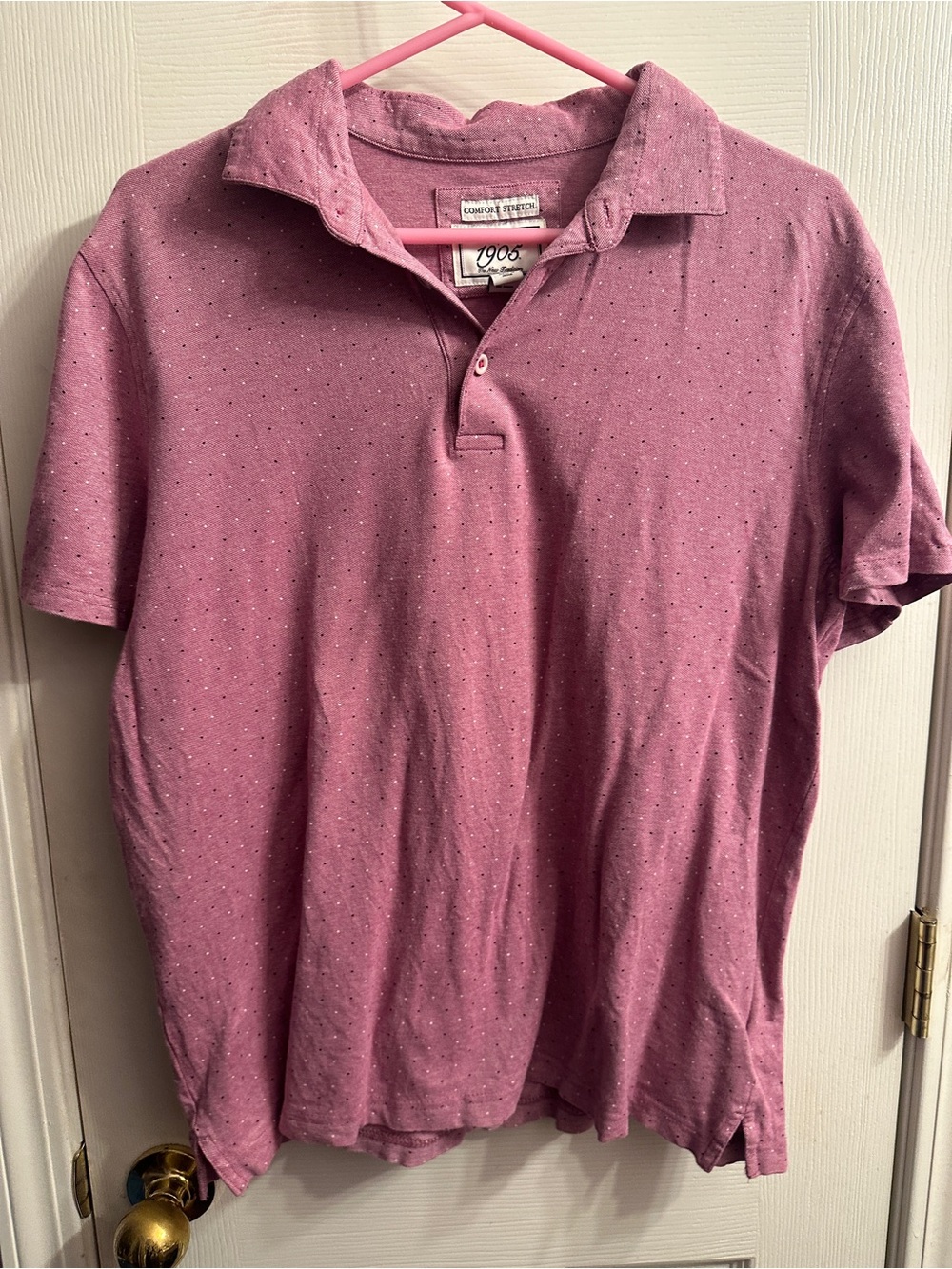 Jos. A. Bank Men's Pink Polo Tailored Fit Shirt